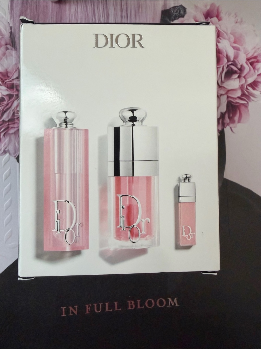 Dior Pink Lipstick & Gloss Trio - Soft Pink Shades